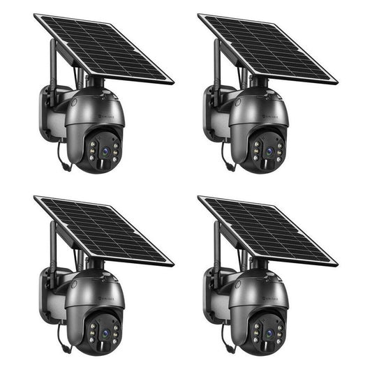 Anisee PTZ Security Camera 4G LTE CCTV Wireless Home Surveillance System X4