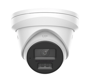 HiLook Hikvision 6MP Smart Turret Camera — Colour Night Vision with Built-In Microphone for Complete Home Protection