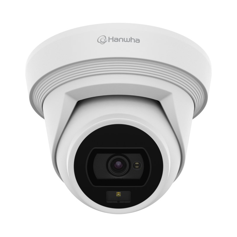 Hanwha Vision 5MP Smart Outdoor Security Camera — Full-Colour Night Vision with AI Intruder Detection