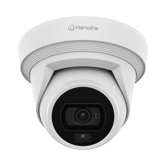 Hanwha Vision 5MP Smart Outdoor Security Camera — Full-Colour Night Vision with AI Intruder Detection