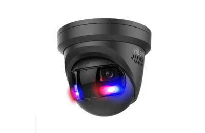 HiLook 8MP 180° Security Camera — Wide-Angle Coverage with Strobe Lights & Two-Way Audio