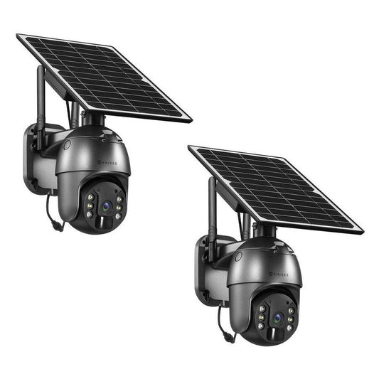 Anisee PTZ Security Camera 4G LTE CCTV Wireless Home Surveillance System X2