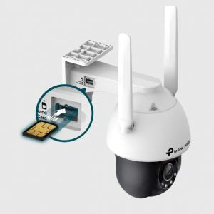 TP-Link 4MP 4G PTZ Camera — Full-Colour Surveillance Anywhere, No WiFi Needed